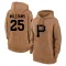 Women's Pittsburgh Pirates Alika Williams Brown 2023 Salute to Service Pullover Hoodie