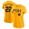 Women's Pittsburgh Pirates Andrew McCutchen Gold 2023 City Connect T-Shirt