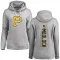 Women's Pittsburgh Pirates Bill Madlock Ash Backer Pullover Hoodie