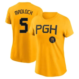 Women's Pittsburgh Pirates Bill Madlock Gold 2023 City Connect T-Shirt