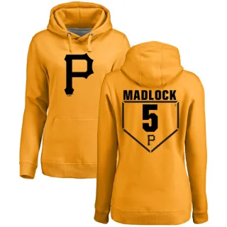 Women's Pittsburgh Pirates Bill Madlock Gold Branded RBI Pullover Hoodie -