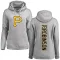 Women's Pittsburgh Pirates Bill Robinson Ash Backer Pullover Hoodie