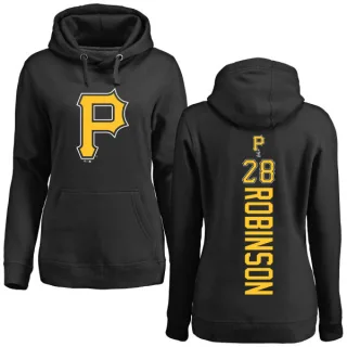 Women's Pittsburgh Pirates Bill Robinson Black Backer Pullover Hoodie