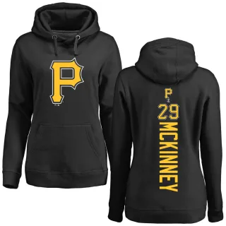 Women's Pittsburgh Pirates Billy McKinney Black Backer Pullover Hoodie