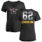 Women's Pittsburgh Pirates Blake Cederlind Black Midnight Mascot V-Neck T-Shirt