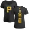 Women's Pittsburgh Pirates Canaan Smith-Njigba Black Backer Slim Fit T-Shirt