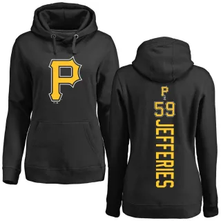 Women's Pittsburgh Pirates Daulton Jefferies Black Backer Pullover Hoodie