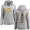 Women's Pittsburgh Pirates Dauri Moreta Ash Backer Pullover Hoodie