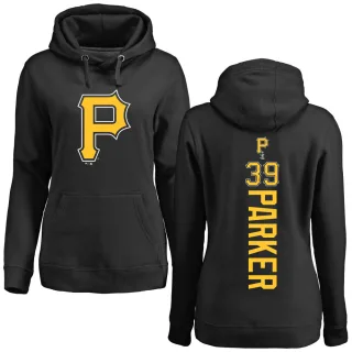 Women's Pittsburgh Pirates Dave Parker Black Backer Pullover Hoodie