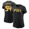 Women's Pittsburgh Pirates Deion Walker Black 2023 City Connect Wordmark T-Shirt