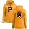 Women's Pittsburgh Pirates Deion Walker Gold Branded RBI Pullover Hoodie -