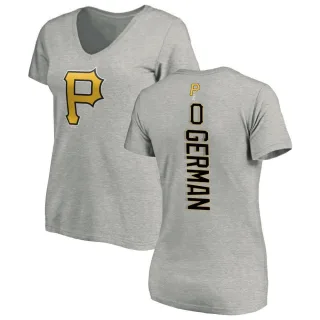 Women's Pittsburgh Pirates Domingo German Ash Backer Slim Fit T-Shirt