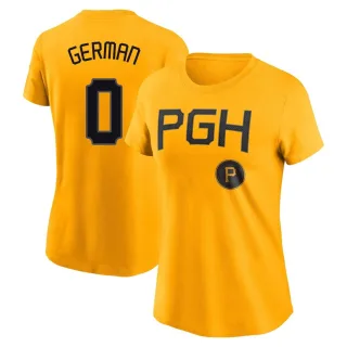 Women's Pittsburgh Pirates Domingo German Gold 2023 City Connect T-Shirt