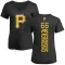 Women's Pittsburgh Pirates Dovydas Neverauskas Black Backer Slim Fit T-Shirt