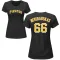 Women's Pittsburgh Pirates Dovydas Neverauskas Black Roster T-Shirt