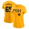 Women's Pittsburgh Pirates Jack Suwinski Gold 2023 City Connect T-Shirt