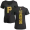 Women's Pittsburgh Pirates Jake Woodford Black Backer Slim Fit T-Shirt