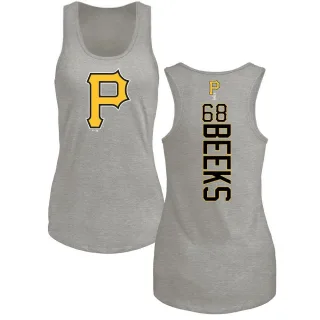 Women's Pittsburgh Pirates Jalen Beeks Ash Backer Tank Top