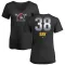 Women's Pittsburgh Pirates Jason Bay Black Midnight Mascot V-Neck T-Shirt