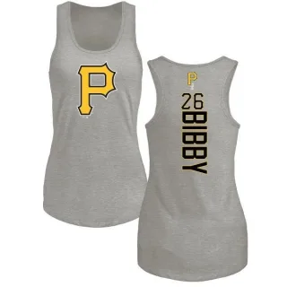 Women's Pittsburgh Pirates Jim Bibby Ash Backer Tank Top