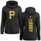 Women's Pittsburgh Pirates Jim Bibby Black Backer Pullover Hoodie