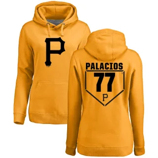 Women's Pittsburgh Pirates Joshua Palacios Gold Branded RBI Pullover Hoodie -