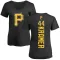 Women's Pittsburgh Pirates Kevin Kramer Black Backer Slim Fit T-Shirt