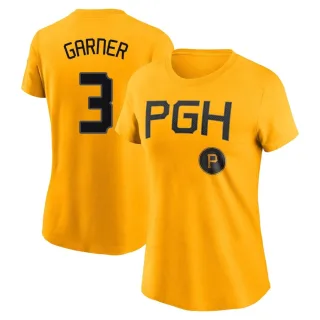 Women's Pittsburgh Pirates Phil Garner Gold 2023 City Connect T-Shirt