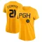 Women's Pittsburgh Pirates Roberto Clemente Gold 2023 City Connect T-Shirt