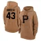 Women's Pittsburgh Pirates Ryan Borucki Brown 2023 Salute to Service Pullover Hoodie