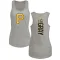 Women's Pittsburgh Pirates Tristan Gray Gray Backer Tank Top Ash