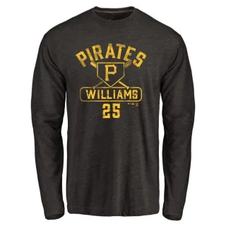 Youth Pittsburgh Pirates Alika Williams Black Base Runner Long Sleeve T-Shirt