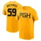 Youth Pittsburgh Pirates Antonio Bastardo Gold 2023 City Connect T-Shirt