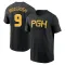 Youth Pittsburgh Pirates Bill Mazeroski Black 2023 City Connect Wordmark T-Shirt