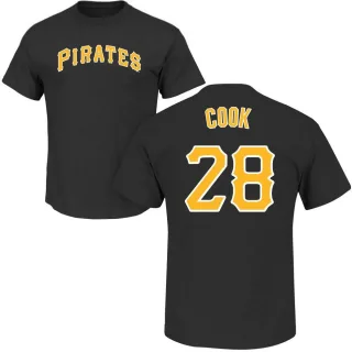 Youth Pittsburgh Pirates Billy Cook Black Roster T-Shirt