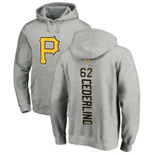 Youth Pittsburgh Pirates Blake Cederlind Ash Backer Pullover Hoodie