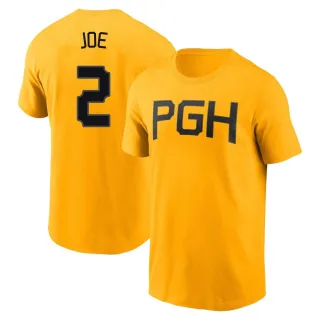 Youth Pittsburgh Pirates Connor Joe Gold 2023 City Connect T-Shirt