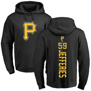 Youth Pittsburgh Pirates Daulton Jefferies Black Backer Pullover Hoodie