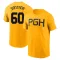 Youth Pittsburgh Pirates Dennis Santana Gold 2023 City Connect T-Shirt