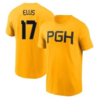 Youth Pittsburgh Pirates Dock Ellis Gold 2023 City Connect T-Shirt