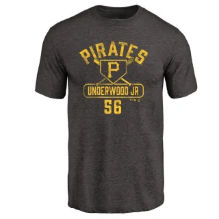 Youth Pittsburgh Pirates Duane Underwood Jr. Black Base Runner T-Shirt