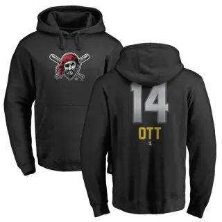 Youth Pittsburgh Pirates Ed Ott Black Branded Midnight Mascot Pullover Hoodie -