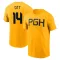 Youth Pittsburgh Pirates Ed Ott Gold 2023 City Connect T-Shirt