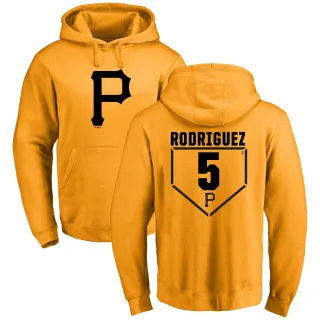 Youth Pittsburgh Pirates Endy Rodriguez Gold Branded RBI Pullover Hoodie -