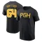 Youth Pittsburgh Pirates Isaac Mattson Black 2023 City Connect Wordmark T-Shirt