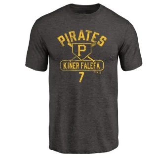 Youth Pittsburgh Pirates Isiah Kiner-Falefa Black Base Runner T-Shirt