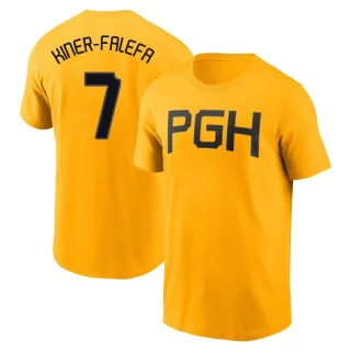 Youth Pittsburgh Pirates Isiah Kiner-Falefa Gold 2023 City Connect T-Shirt