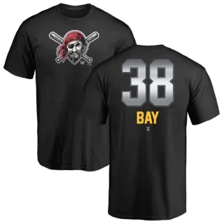 Youth Pittsburgh Pirates Jason Bay Black Midnight Mascot T-Shirt