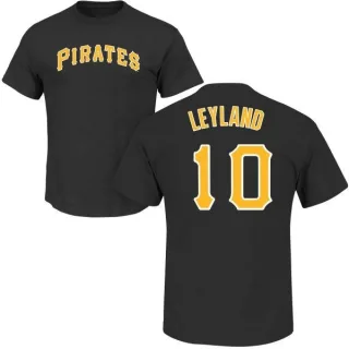 Youth Pittsburgh Pirates Jim Leyland Black Roster T-Shirt