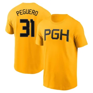 Youth Pittsburgh Pirates Liover Peguero Gold 2023 City Connect T-Shirt